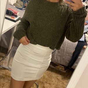 Olive green sweater